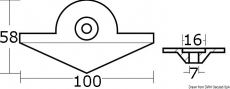 Anode fr Auenborder F8A/B 9,9D/F9,9B/15D Zink