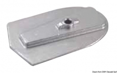 Plattenanode f�r 6C/6D/8C Zink