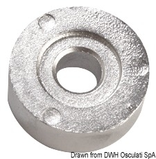 Rundanode fr 25/60 PS 24x14 mm Zink