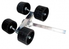 Bewegliche Seitenrollen, 40mm, 4 Rollen Trailer 100