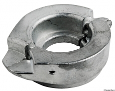 Zweiteilige Kragenanode für Sail drive, Kragen 107 mm Zink Zweiteilige Kragenanode für Sail drive, Kragen 107 mm Zink