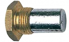 Schraubenanode fr Khlsystem, Gewinde 16x1,50, 11x40 mm Zink