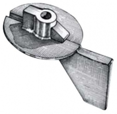 Finnanode f�r 100 PS Viertakter. Zink