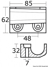 Anode fr 40/50 PS Viertaktauenborder. Zink