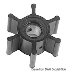 Impeller Innenborder für Volvo Penta Original-Artikelnummer 803729, 875807-0, 3586494, 876554-7, 833550, 21972908 Impeller Innenborder für Volvo Penta Original-Artikelnummer 803729, 875807-0, 3586494, 876554-7, 833550, 21972908