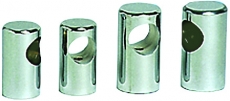 Handlaufendstck aus verchromtem Messing fr Rohre  30mm