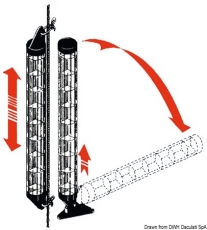 PROFESSIONAL Radarreflektoren Klappbar bis 4 Seemeilen. Lnge 600mm Breite 100mm