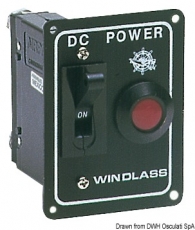 Schaltbrett f�r Ankerwinden und Bugschrauben mit Sicherheitsschalter bis 50A