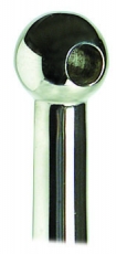 Relingsttze aus Edelstahl mit Kugelkopf, 465mm lang
