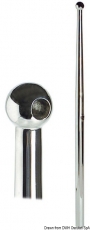 Relingstütze aus Edelstahl mit Kugelkopf, 725mm lang Relingstütze aus Edelstahl mit Kugelkopf, 725mm lang