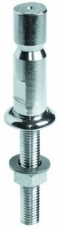 Halter aus Edelstahl zum Einbau in die Relingstütze 30x2mm Halter aus Edelstahl zum Einbau in die Relingstütze 30x2mm
