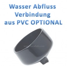 Angelrutenhalter mit ovaler Flansch mit weier Schliehaube, 60 Neigung