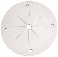 Flexibler Angelrutenhalter mit Lamellen weiß, 100mm Außendurchmesser Flexibler Angelrutenhalter mit Lamellen weiß, 100mm Außendurchmesser