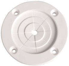 Flexibler Angelrutenhalter mit Lamellen wei, 100mm Auendurchmesser