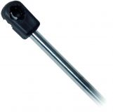 Gasdruckfedern aus poliertem rostfreiem Edelstahl, Auge - Kupplungsknauf, 550 mm, bis 38 Kg