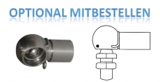 Gasdruckfeder mit Augterminal, 305 mm, bis 20 Kg