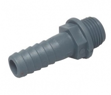 Polypropylen Schlauchanschluss 1 Zoll auf 30mm, gerade Polypropylen Schlauchanschluss 1 Zoll auf 30mm, gerade