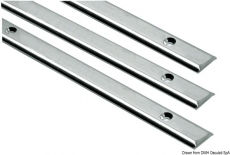 Halbrundes Profil aus Inox Stahl AISI 316, Hochglanzpoliert 20mm