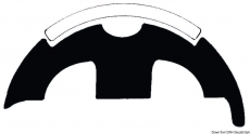 Basisleiste aus weißem PVC Höhe 46mm Basisleiste aus weißem PVC Höhe 46mm