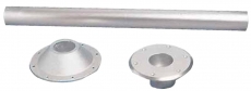 Tischfu Heavy-Duty Modell aus Eloxal.