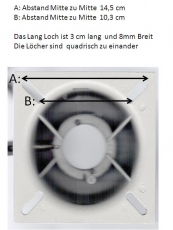 Belle Deluxe Fu fr Stuhl Hheneinstellung: 310-450mm