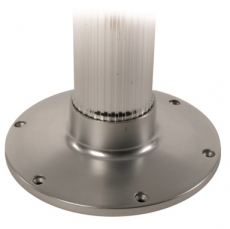 Stuhlfu mit drehbarer Schiene einstellbar Hhe 45 bis 62cm / poliert