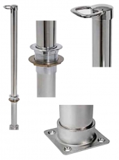 Wasserski-Schleppstange Standard Lnge 120cm Rohr Durchmesser 40x2mm