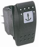 Taster 6 zweipolig Glhbirnen wei 12V 20A Typ (ON)- OFF-(ON)