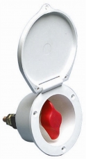 Batteriehauptschalter Einbaumodell Farbe wei 280 Amp