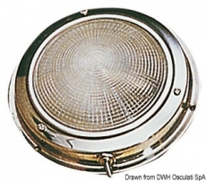Kajütenleuchte Japan-Deckenleuchte aus rosfreiem Edelstahl, Durchmesser 140mm Kajütenleuchte Japan-Deckenleuchte aus rosfreiem Edelstahl, Durchmesser 140mm