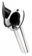 NIRO-Angelrutenhalter Einbau max. = 40mm Lnge = 420mm