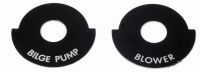 Horn Aus Aluminium in seewasserfestem Siebdruck, korrosionssicher.