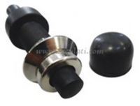 Roter Druckschalter mit verchromtem Messing Kontakte