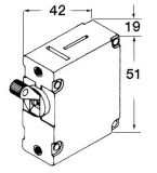 Leistung 15 A Schutzschalter mit hervorstehendem Hebel
