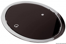 Becken aus rostfreiem Edelstahl mit Deckel Auen 510x390mm
