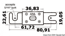 Sicherungen ANL GOLD PLATED 50A