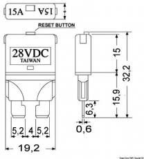 20 A Wiederverwendbare Flachsteck-Sicherungen, 12/24 V