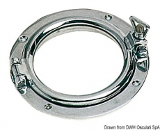 RUNDE Bullaugen mit schmalem Ring Durchmesser ber Alles 200mm