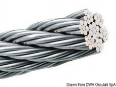 3 mm Edelstahlseil, 49W 100m (Rolle 100 m)