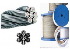 10 mm Edelstahlseil, 133W 100m (Rolle 100 m) 10 mm Edelstahlseil, 133W 100m (Rolle 100 m)