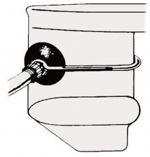 Motor Flusher A Mit Universal-Schnappanschluss fr alle Heckantriebe von OMC und Mercury