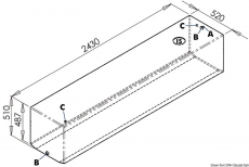 600 Liter Trinkwassertank