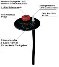45 Liter Tank aus Polyethylen