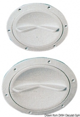 Inspektionsdeckel mit verbessertem �ffnungsmechanismus Aussen 206mm