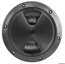 Inspektionsdeckel, elegantes und funktionelles Design Außen 260mm schwarz Inspektionsdeckel, elegantes und funktionelles Design Außen 260mm schwarz