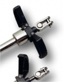 Spanner mit Klappgriffen Gre1 Die Edelstahlspindel luft in einer selbstschmierenden Bronzemutter