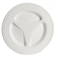 Inspektionsdeckel aus Polypropylen mit Bajonett-Schraubverschluss Au�en 204mm wei�