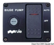 Schalter für Bilgenpumpen Typ DE LUXE 12V Schalter für Bilgenpumpen Typ DE LUXE 12V
