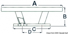Klampen Typ Nordik Lnge 310mm 85 Basis oval