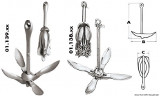 Faltanker Gegossenem feuerverzinktem Stahl 3,2kg